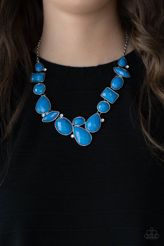 Paparazzi  Mystical Mirage - Blue Necklace - A Finishing Touch Jewelry