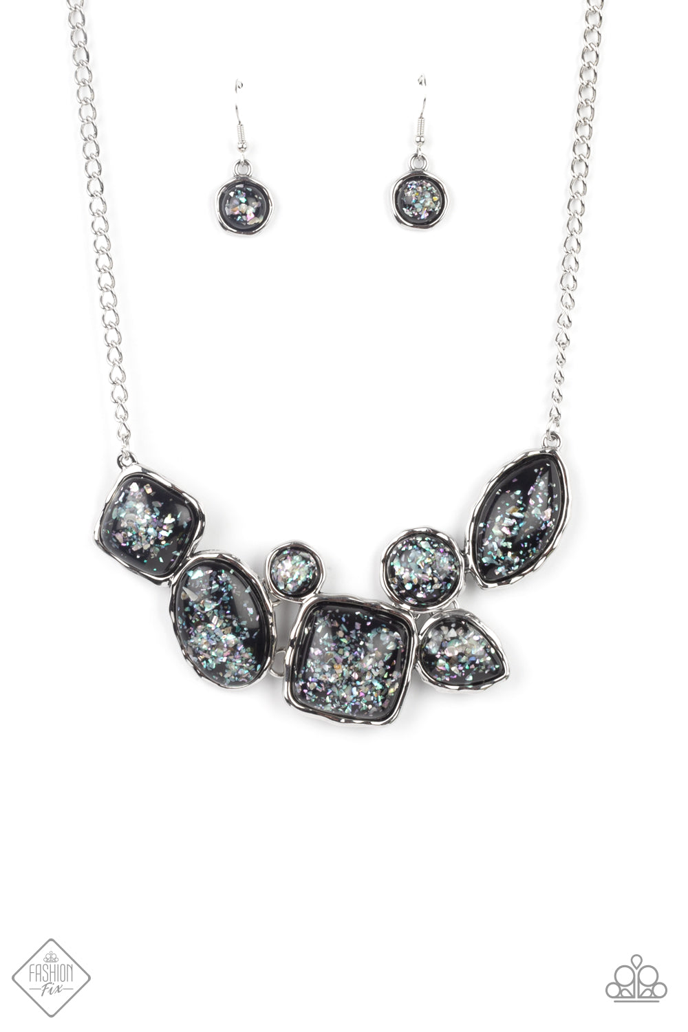 Paparazzi So Jelly - Black Fashion Fix Necklace - A Finishing Touch Jewelry