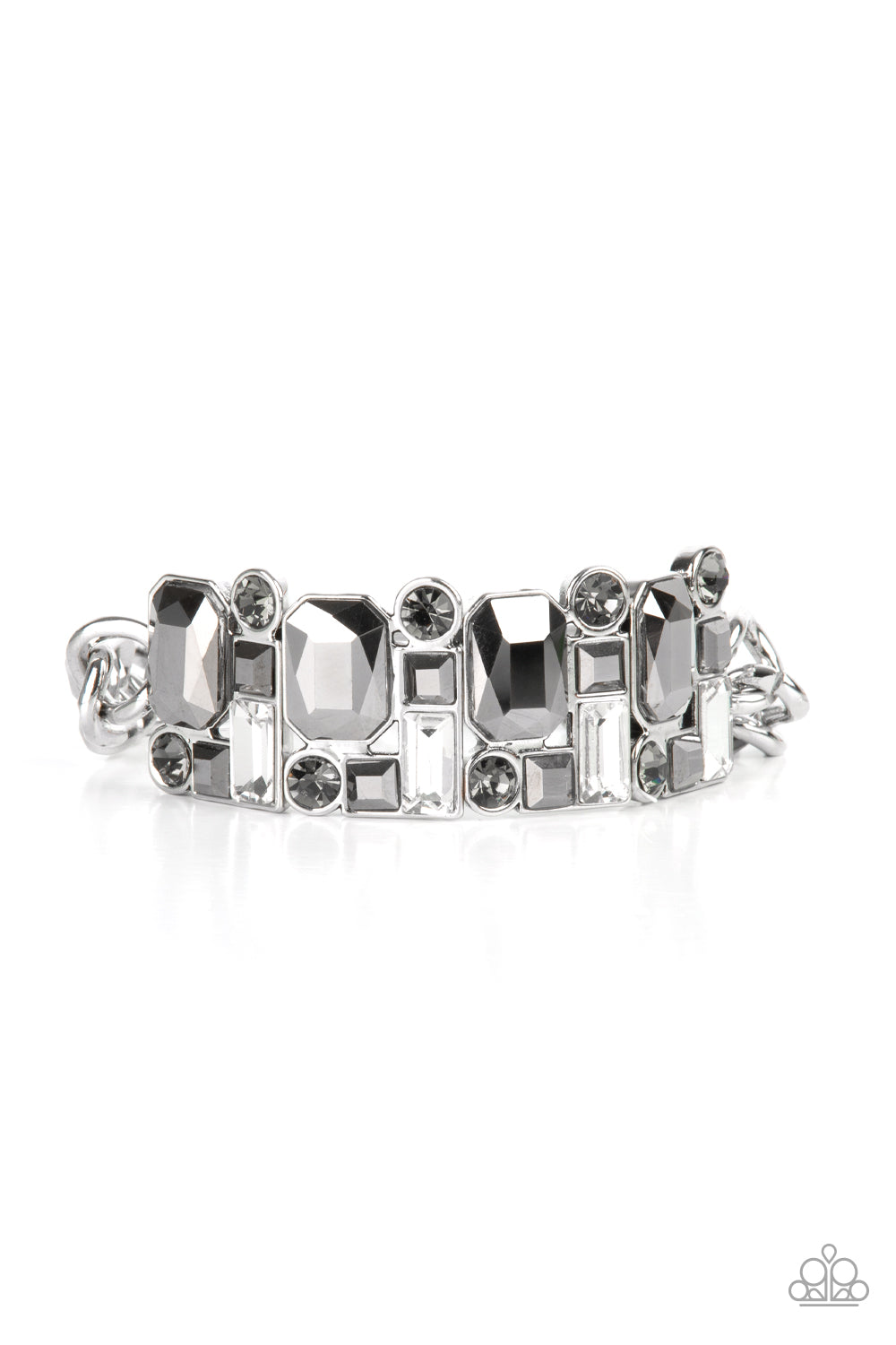 Paparazzi Urban Crest - Silver Bracelet - A Finishing Touch Jewelry