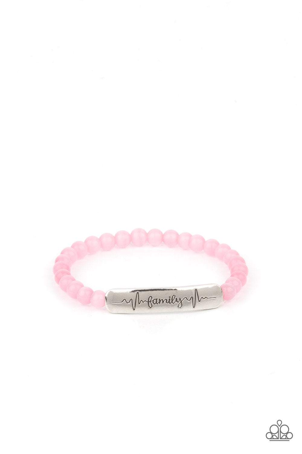 Paparazzi Family is Forever - Pink Bracelet - A Finishing Touch Jewelry