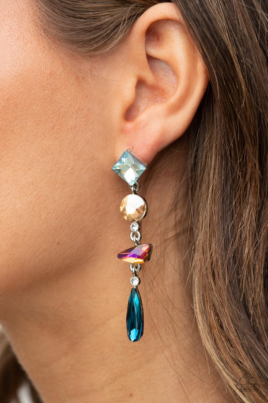 Paparazzi Rock Candy Elegance Multi Earrings A Finishing Touch Jewelry