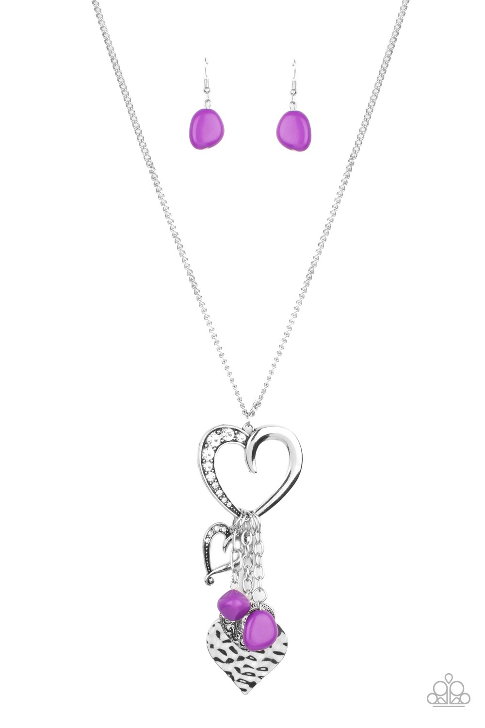Paparazzi Flirty Fashionista - Purple Necklace - A Finishing Touch Jewelry