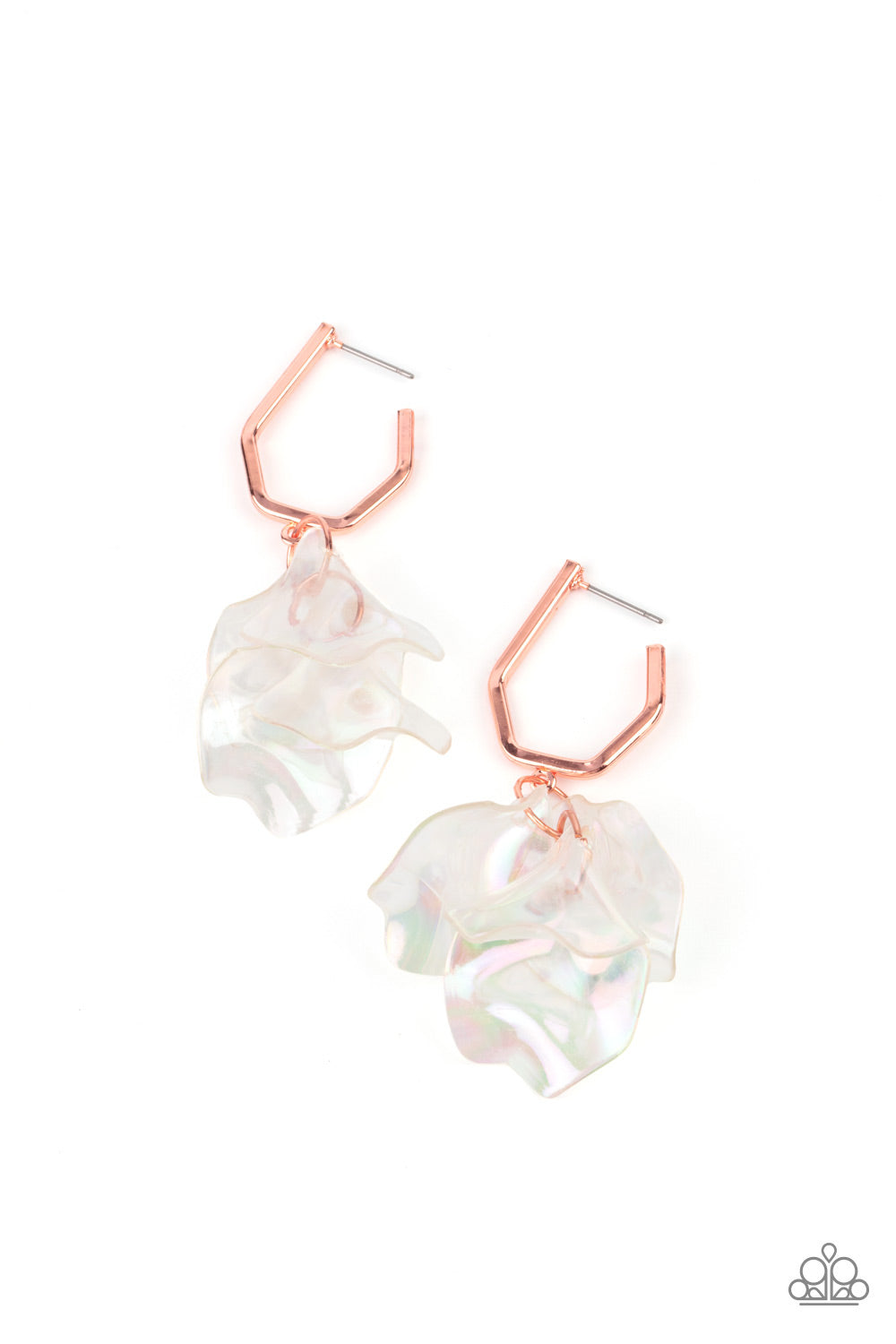 Paparazzi Jaw-Droppingly Jelly - Copper Earrings - A Finishing Touch Jewelry