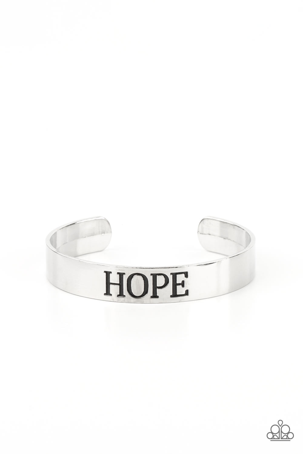 Paparazzi Hope Makes The World Go Round - Silver Bracelet - A Finishing Touch Jewelry