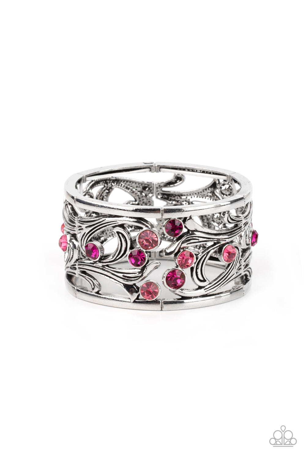 Paparazzi Garden Masquerade - Pink Bracelet - A Finishing Touch Jewelry