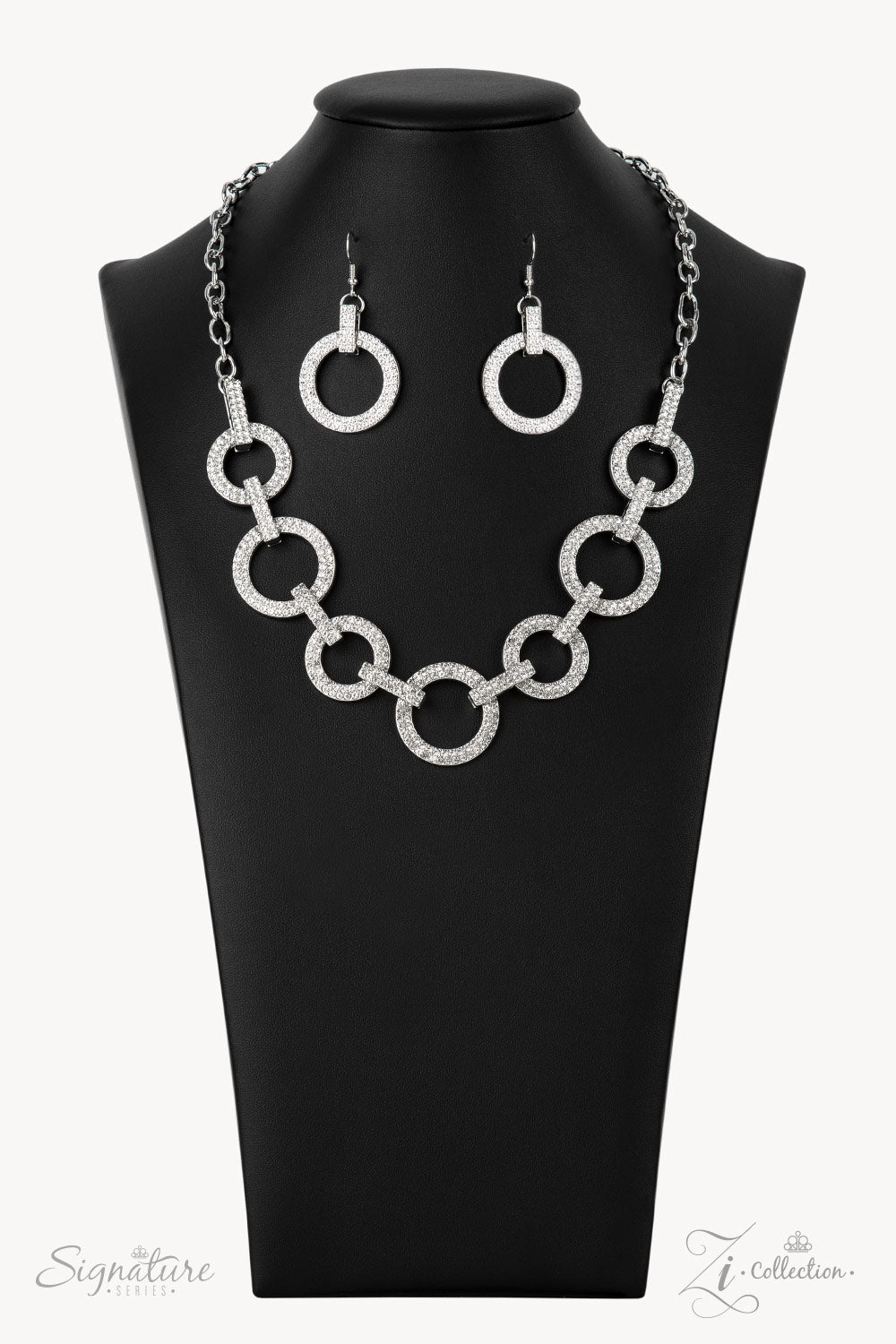 Paparazzi The Missy 2021 Zi Collection White Necklace - A Finishing Touch Jewelry