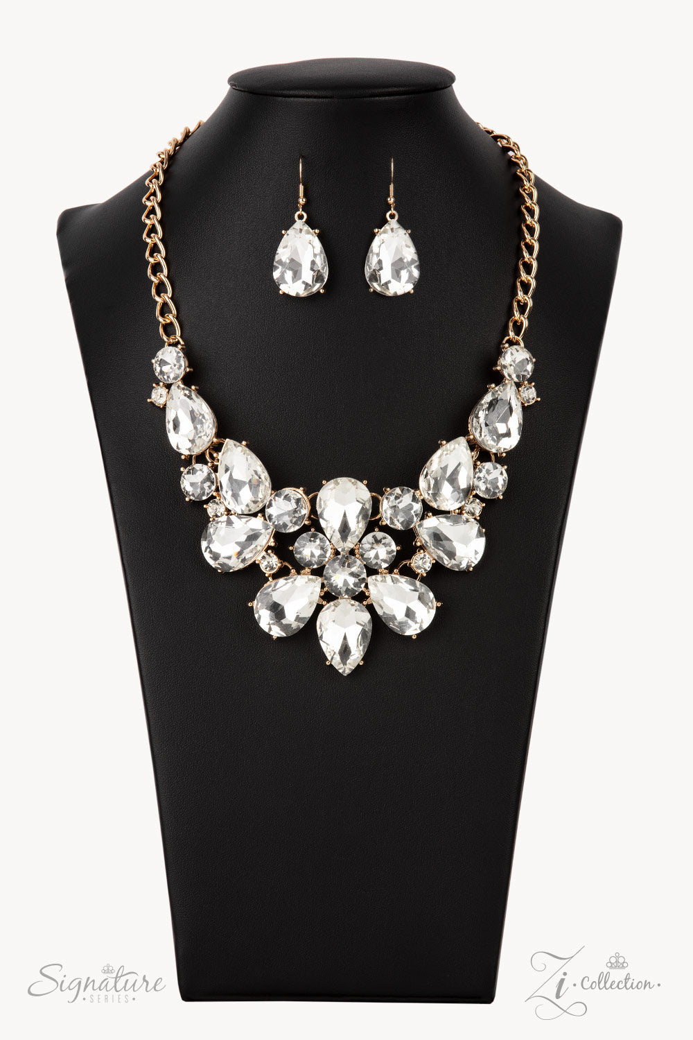 Paparazzi The Bea 2021 Zi Collection White Necklace - A Finishing Touch Jewelry