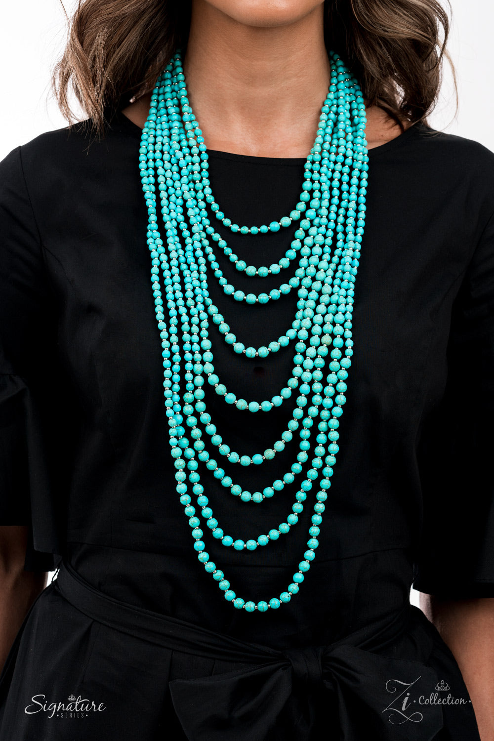 Paparazzi The Hilary 2021 Zi Collection Turquoise Necklace - A Finishing Touch Jewelry