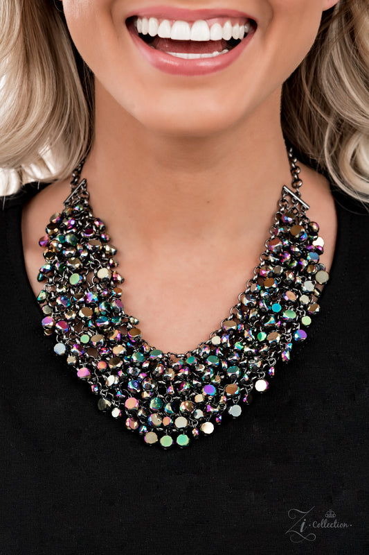 Paparazzi Vivacious 2021 Zi Collection Oil Spill Necklace - A Finishing Touch Jewelry