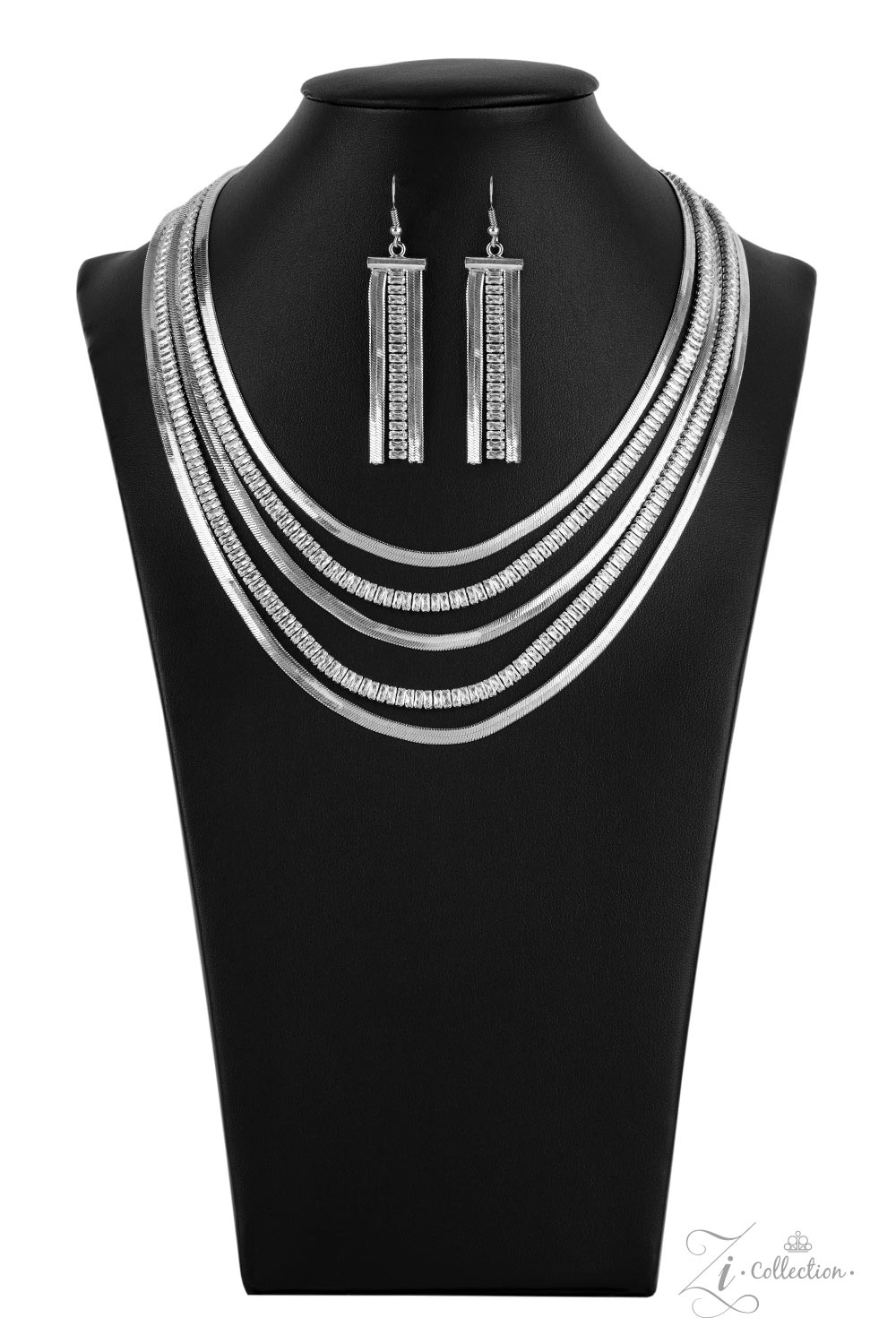 Paparazzi Persuasive 2021 Zi Collection Silver Necklace - A Finishing Touch Jewelry