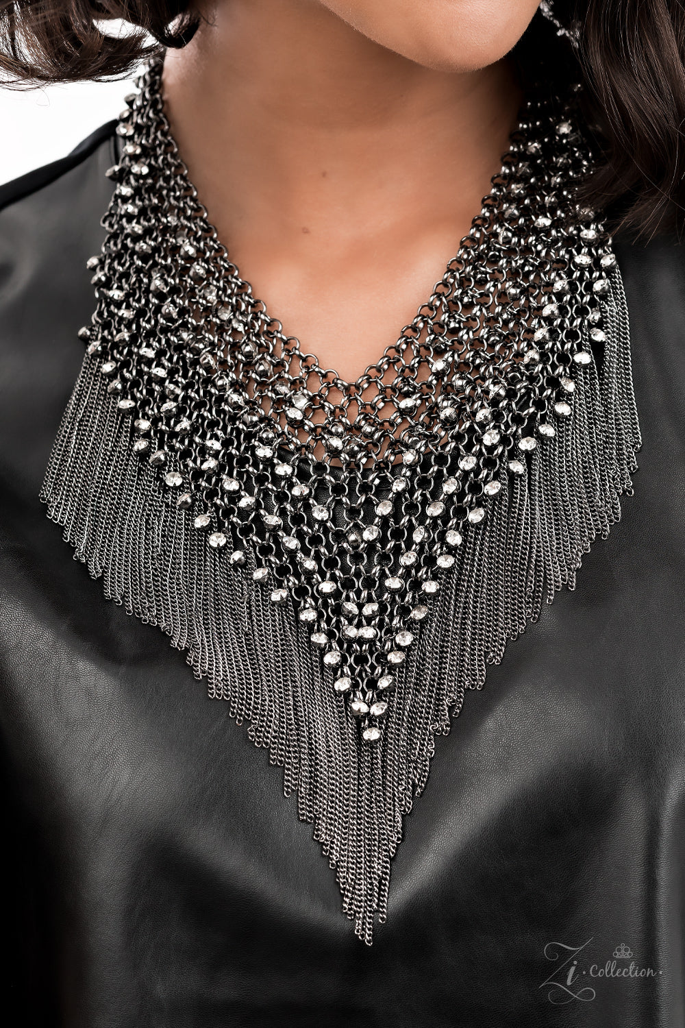 Paparazzi Impulsive 2021 Zi Collection Gunmetal Necklace - A Finishing Touch Jewelry