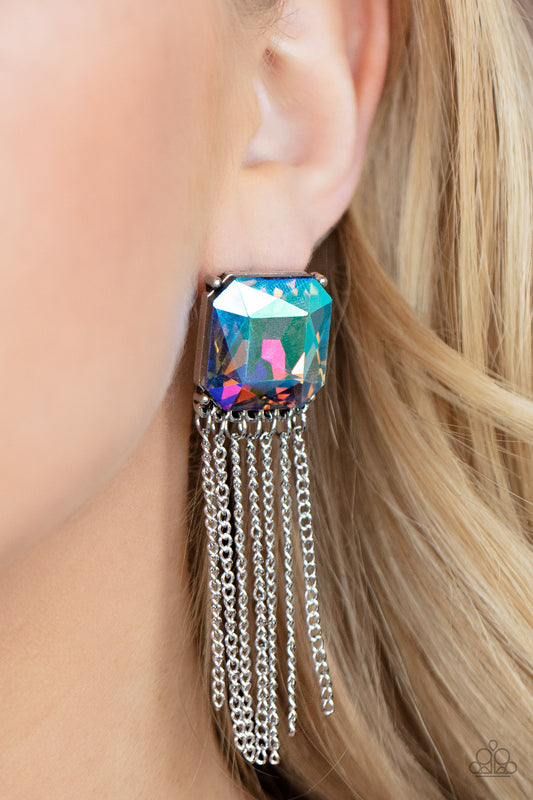 Paparazzi Supernova Novelty - Multi Earrings - A Finishing Touch Jewelry