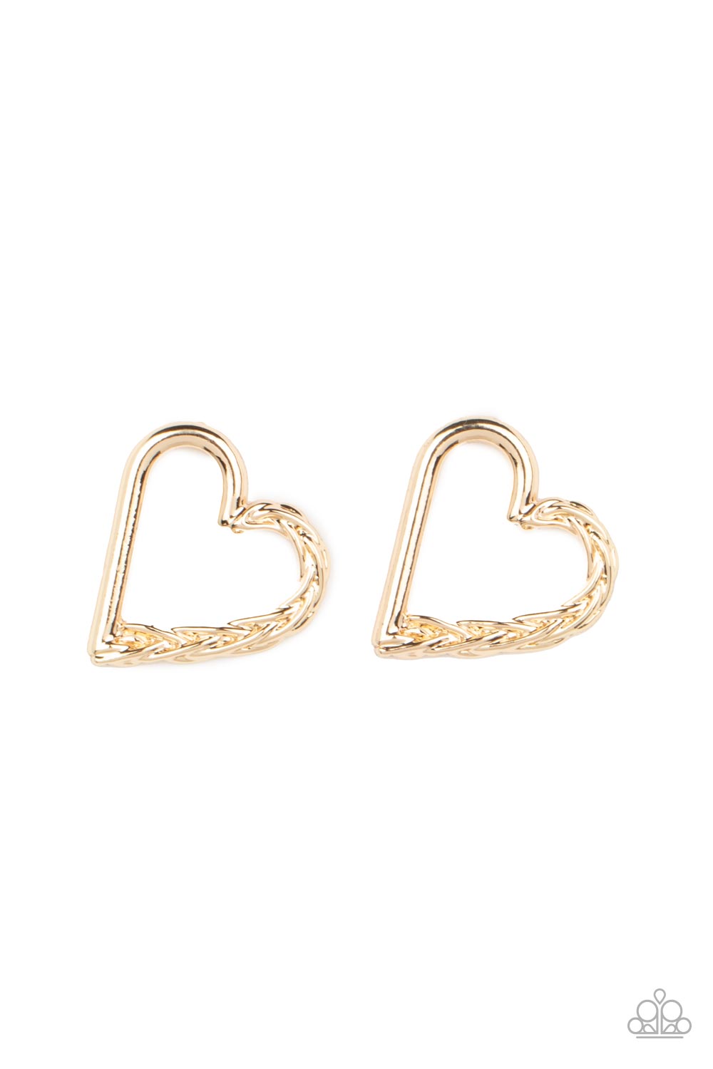 Paparazzi Cupid, Who? - Gold Earrings - A Finishing Touch Jewelry