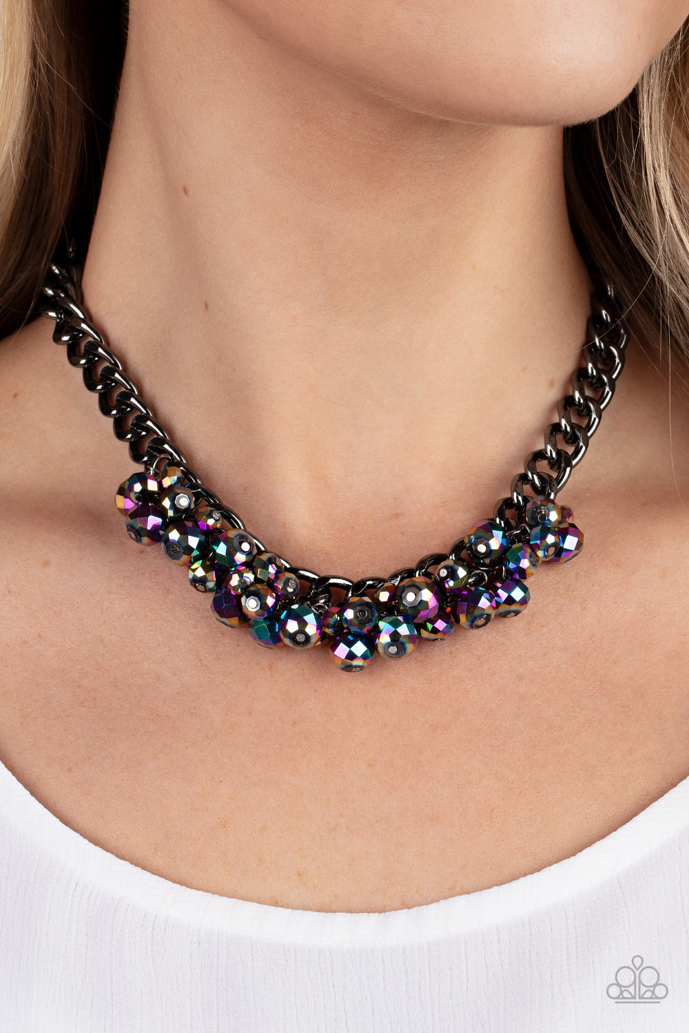 Paparazzi Galactic Knockout Multi Necklace - A Finishing Touch Jewelry