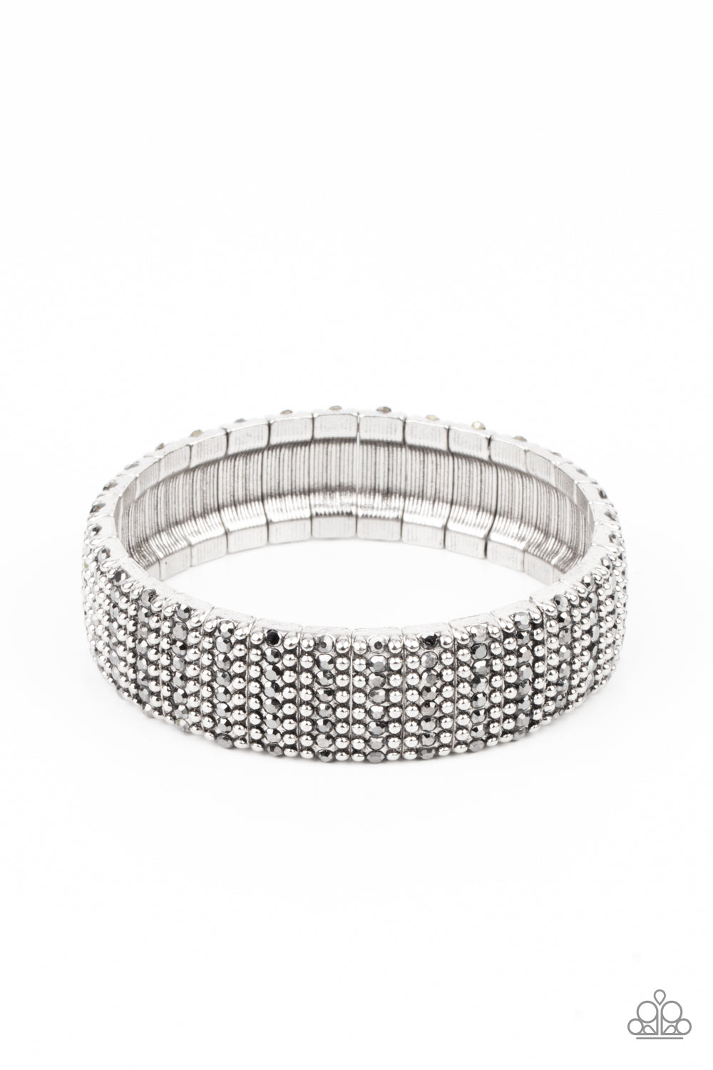 Paparazzi The GRIT Factor - Silver Bracelet - A Finishing Touch Jewelry