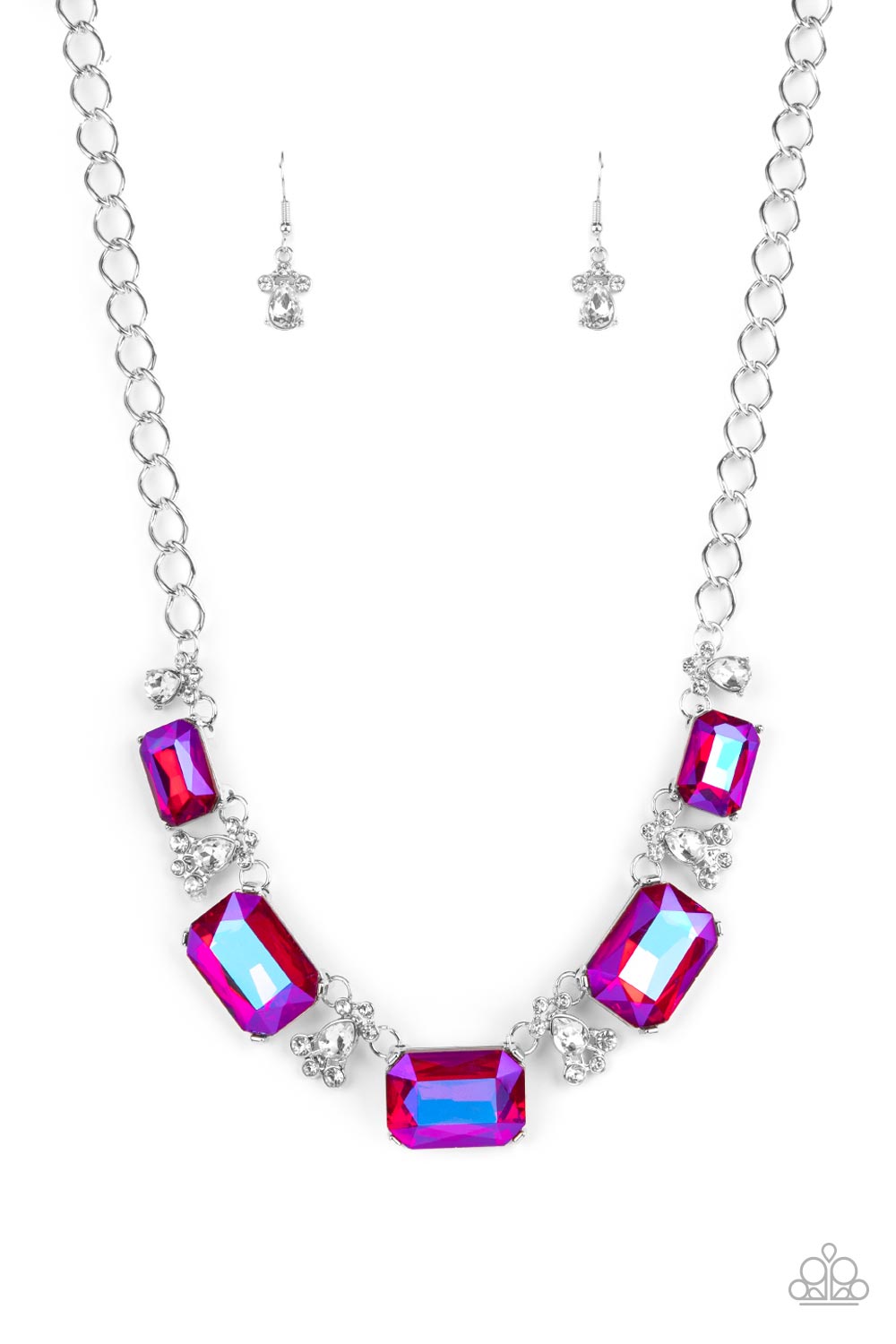 Paparazzi Flawlessly Famous - Pink Necklace - A Finishing Touch Jewelry