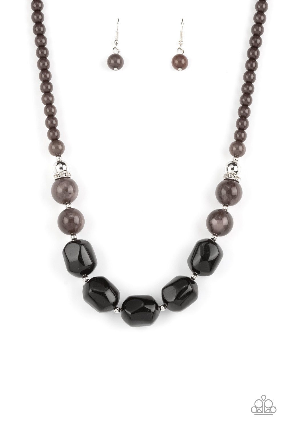 Paparazzi Ten Out of TENACIOUS - Black Necklace - A Finishing Touch Jewelry
