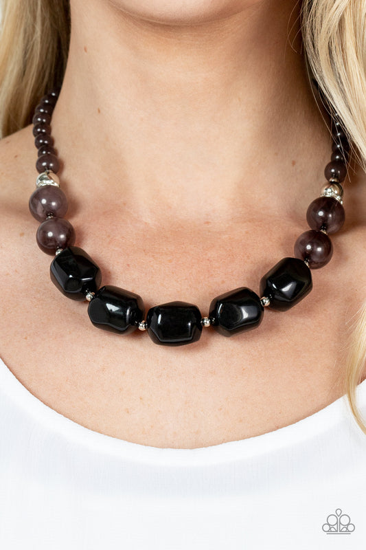 Paparazzi Ten Out of TENACIOUS - Black Necklace - A Finishing Touch Jewelry