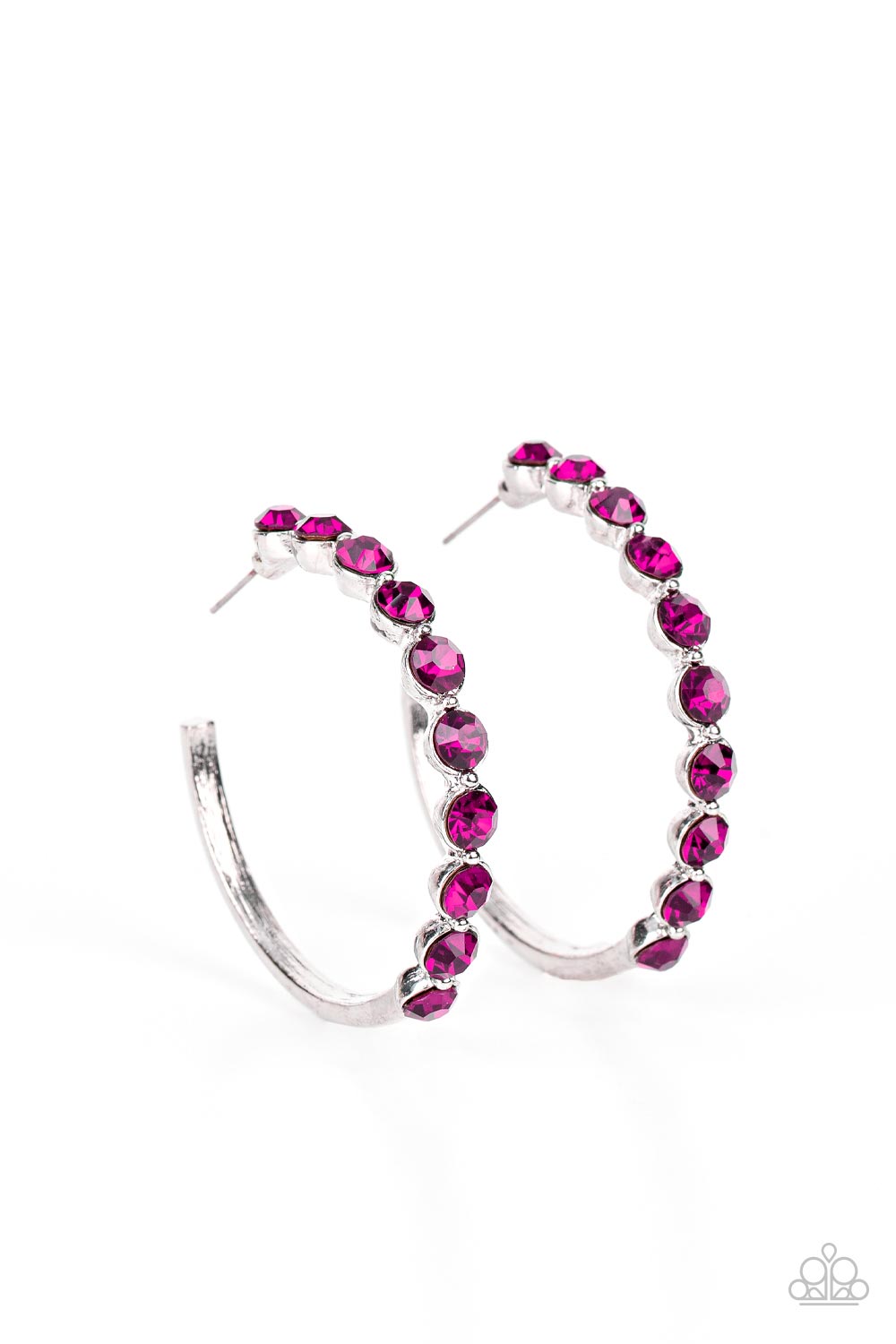 Paparazzi Photo Finish - Pink Earrings - A Finishing Touch Jewelry