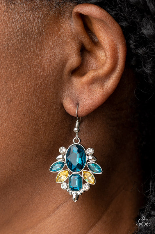 Paparazzi Glitzy Go-Getter - Multi Earrings - A Finishing Touch Jewelry