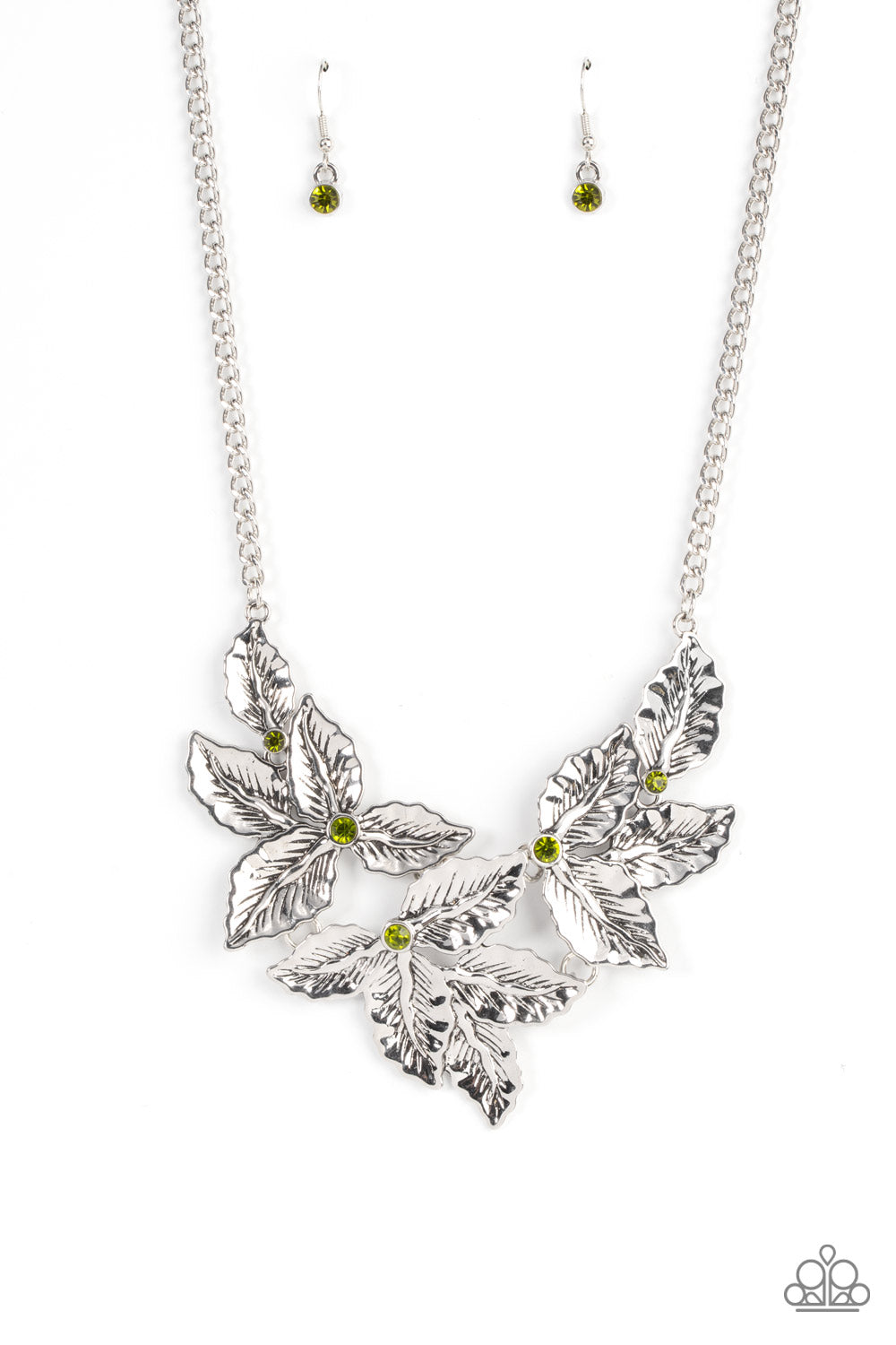 Paparazzi Holly Heiress - Green Necklace- Paparazzi Accessories Jewelry