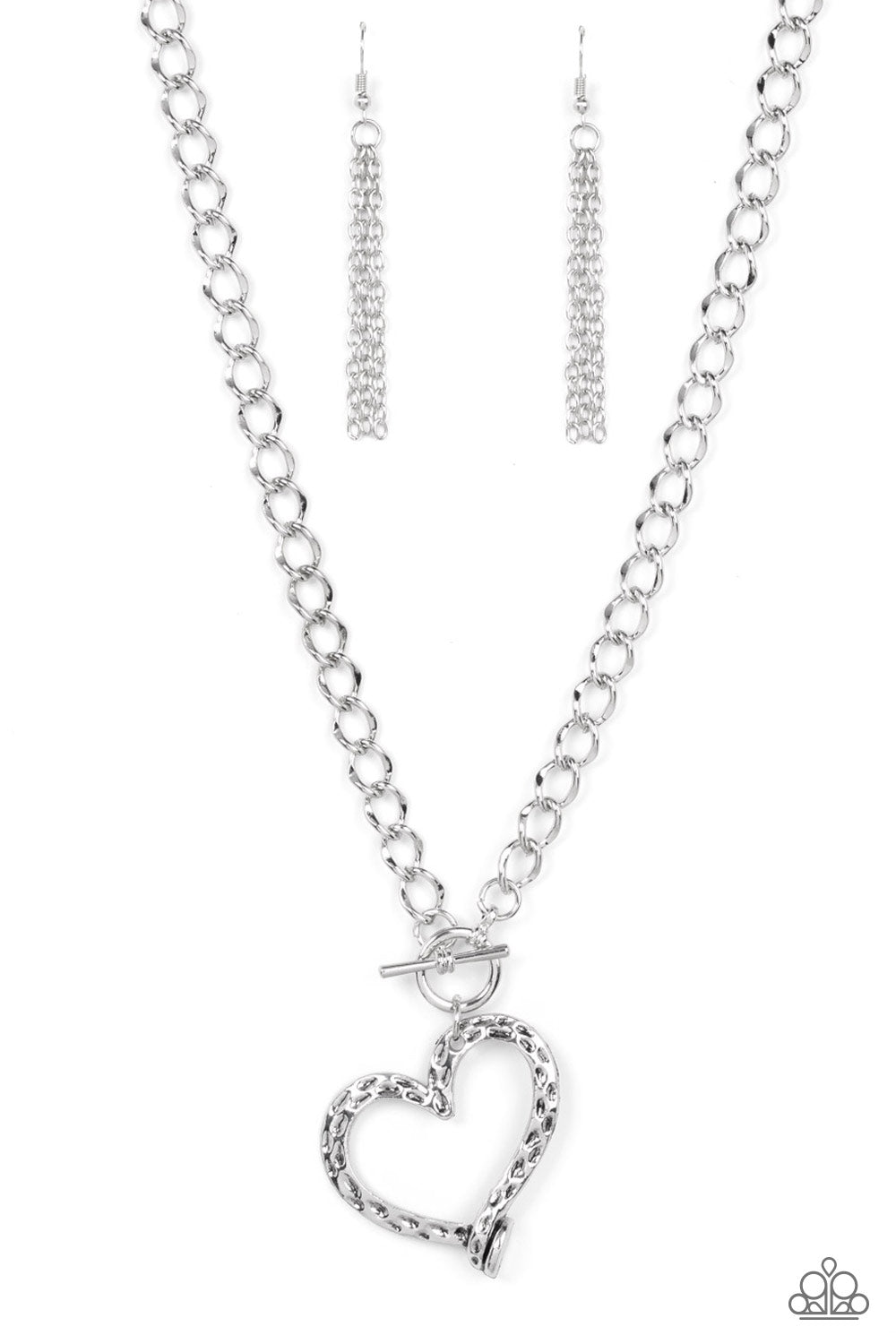 Paparazzi Reimagined Romance - Silver Necklace - A Finishing Touch Jewelry