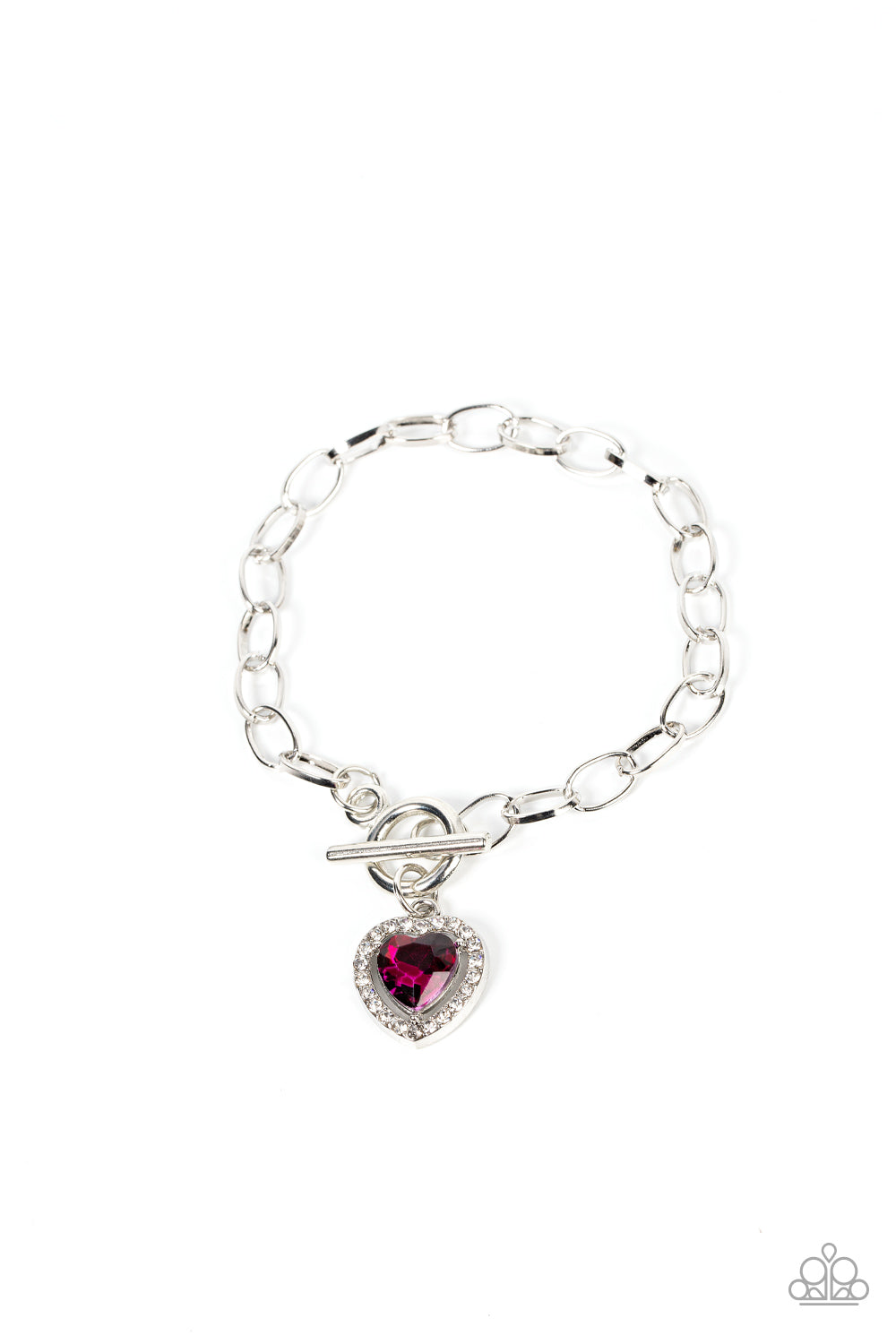 Paparazzi Till DAZZLE Do Us Part - Pink Bracelet - A Finishing Touch Jewelry