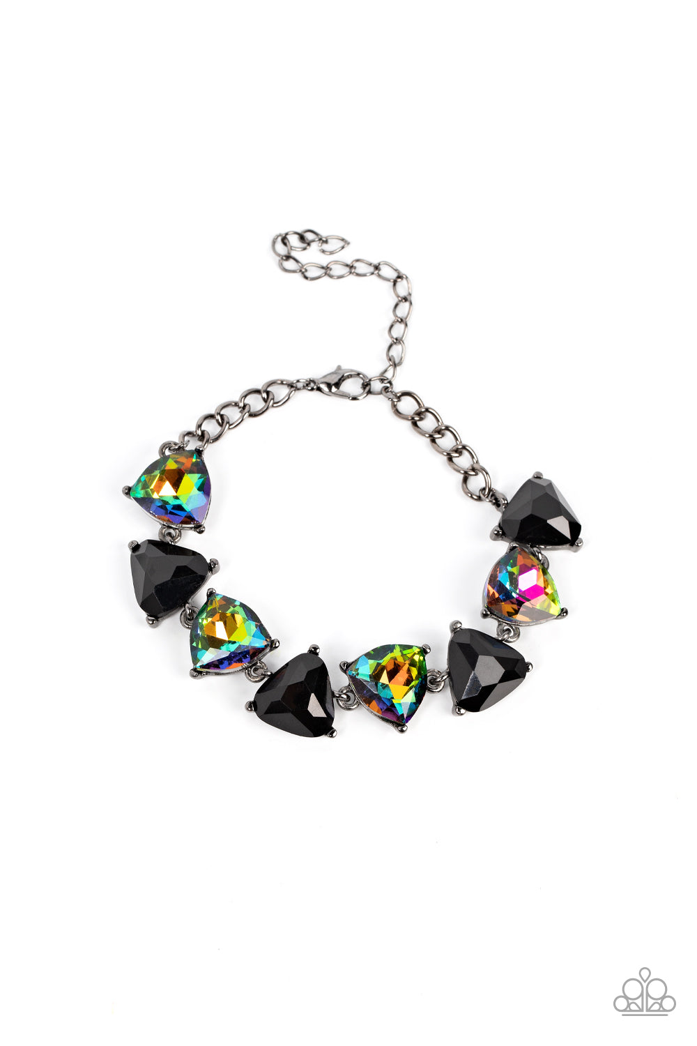 Paparazzi Pumped up Prisms - Multi Bracelet-Paparazzi Jewelry Images