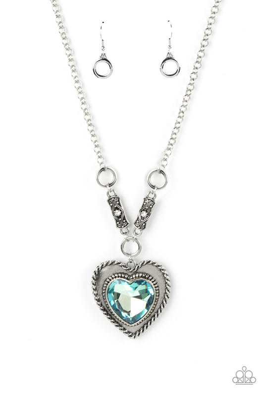 Heart Full of Fabulous - Blue - A Finishing Touch Jewelry
