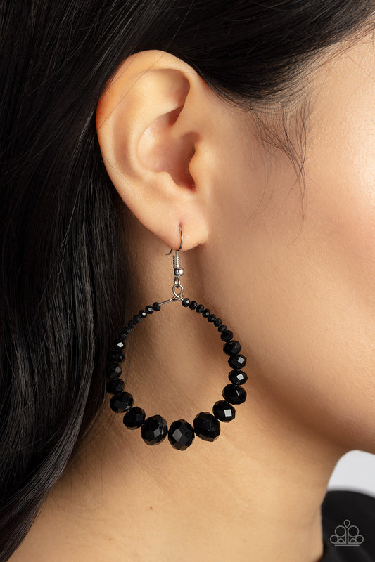Paparazzi Astral Aesthetic - Black Earring- Paparazzi Jewelry Images