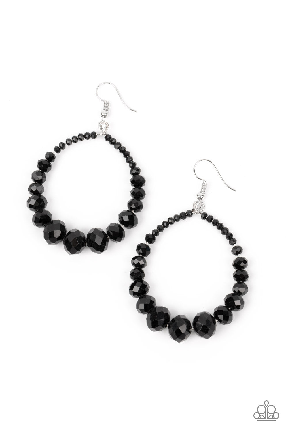 Paparazzi Astral Aesthetic - Black Earring- Paparazzi Jewelry Images