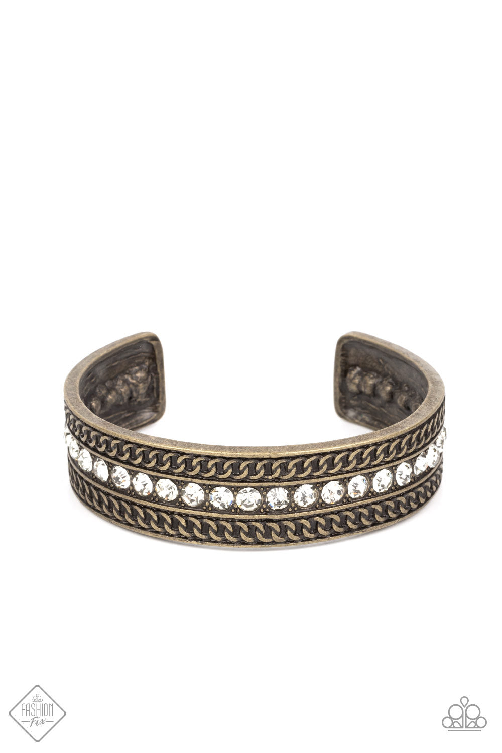 Paparazzi Grit Goals - Brass Bracelet - Fashion Fix - A Finishing Touch Jewelry