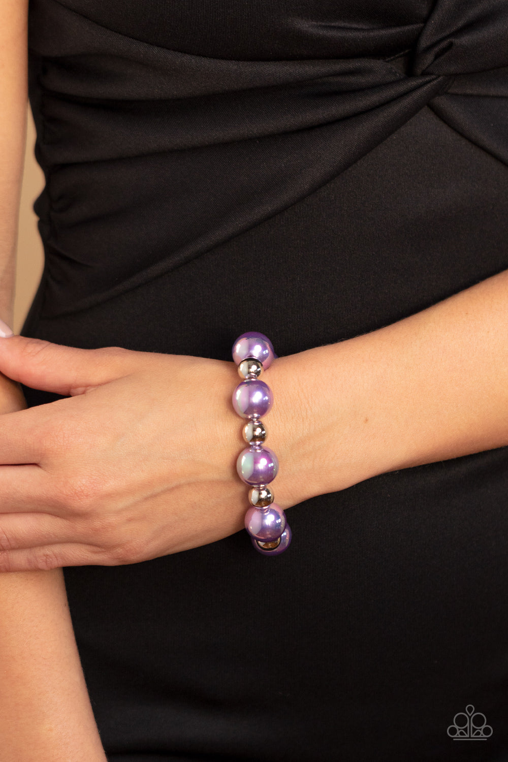 Paparazzi A DREAMSCAPE Come True - Purple Bracelet - A Finishing Touch Jewelry