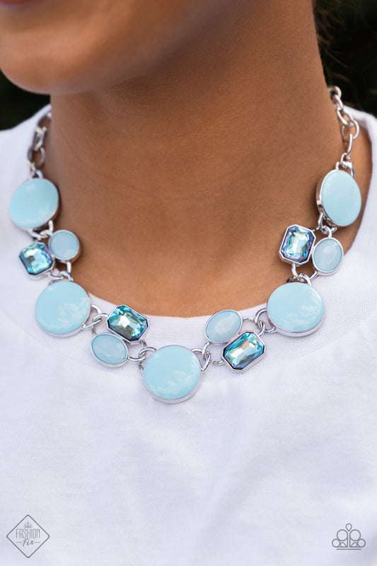 Paparazzi Necklaces - Dreaming in MULTICOLOR - Blue Necklace - Fashion Fix  Paparazzi jewelry images