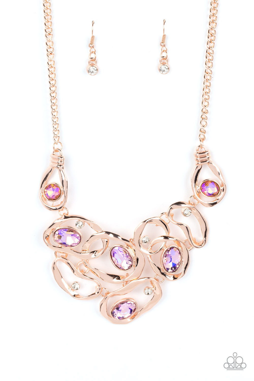 Warp Speed - Rose Gold Necklace - A Finishing Touch Jewelry