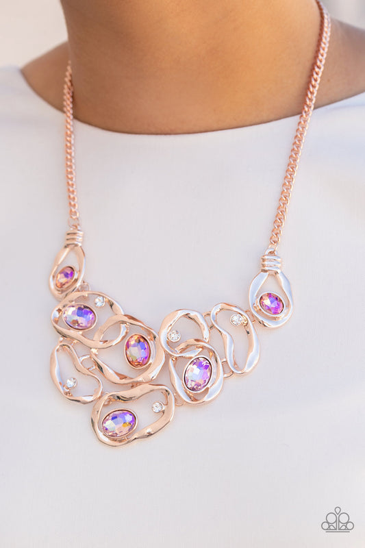 Warp Speed - Rose Gold Necklace - A Finishing Touch Jewelry