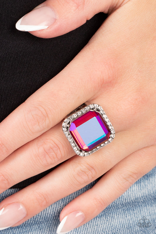Paparazzi Slow Burn - Pink Ring - A Finishing Touch Jewelry