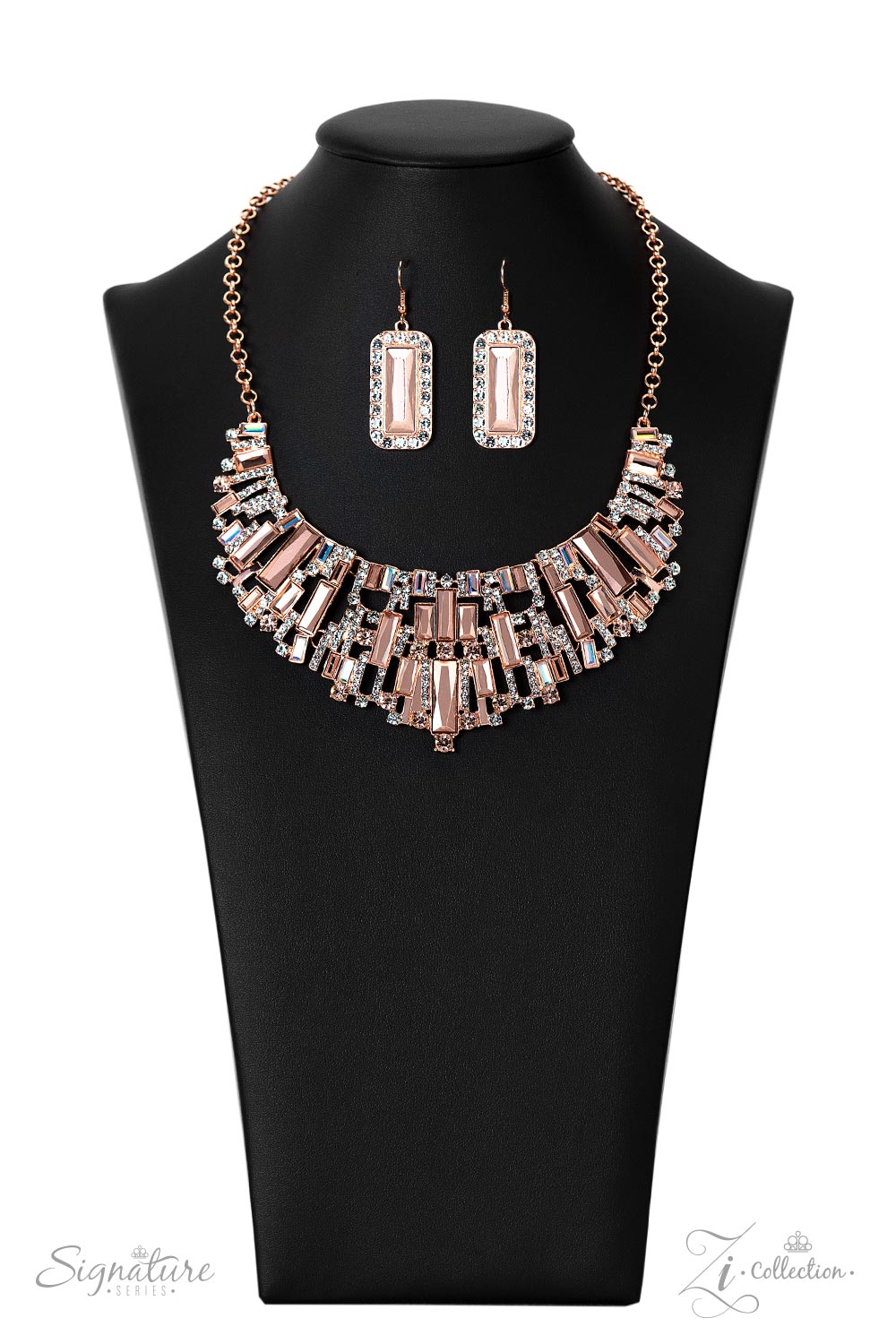 Paparazzi The Deborah 2022 Zi Collection - Copper Necklace - paparazzi jewelry images
