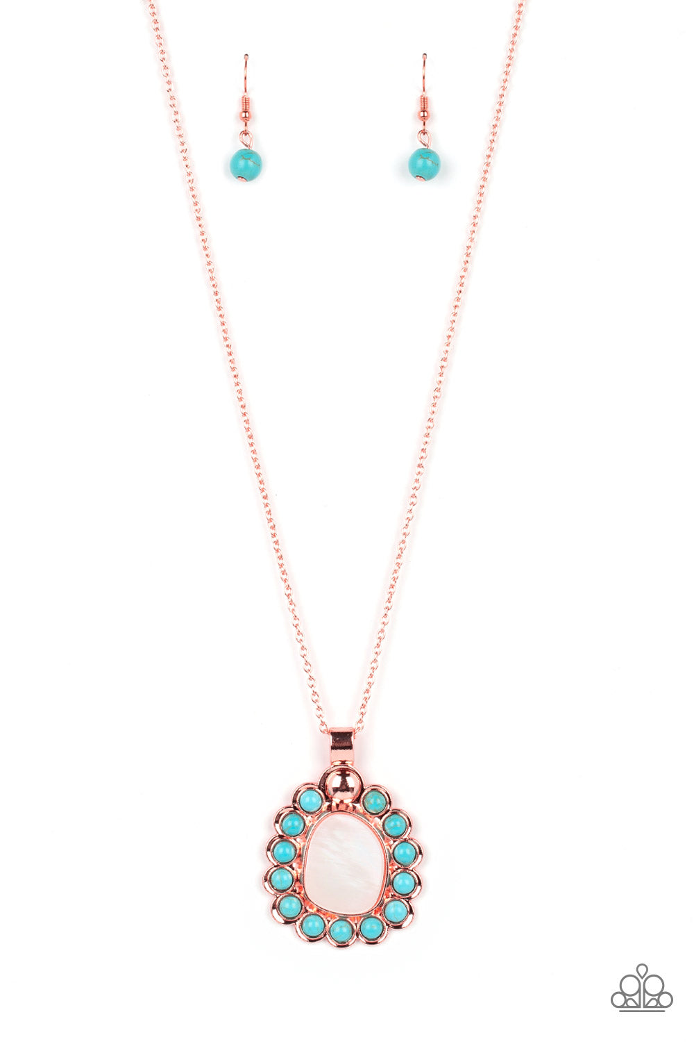 Paparazzi Sahara Sea - Copper Necklace - A Finishing Touch Jewelry