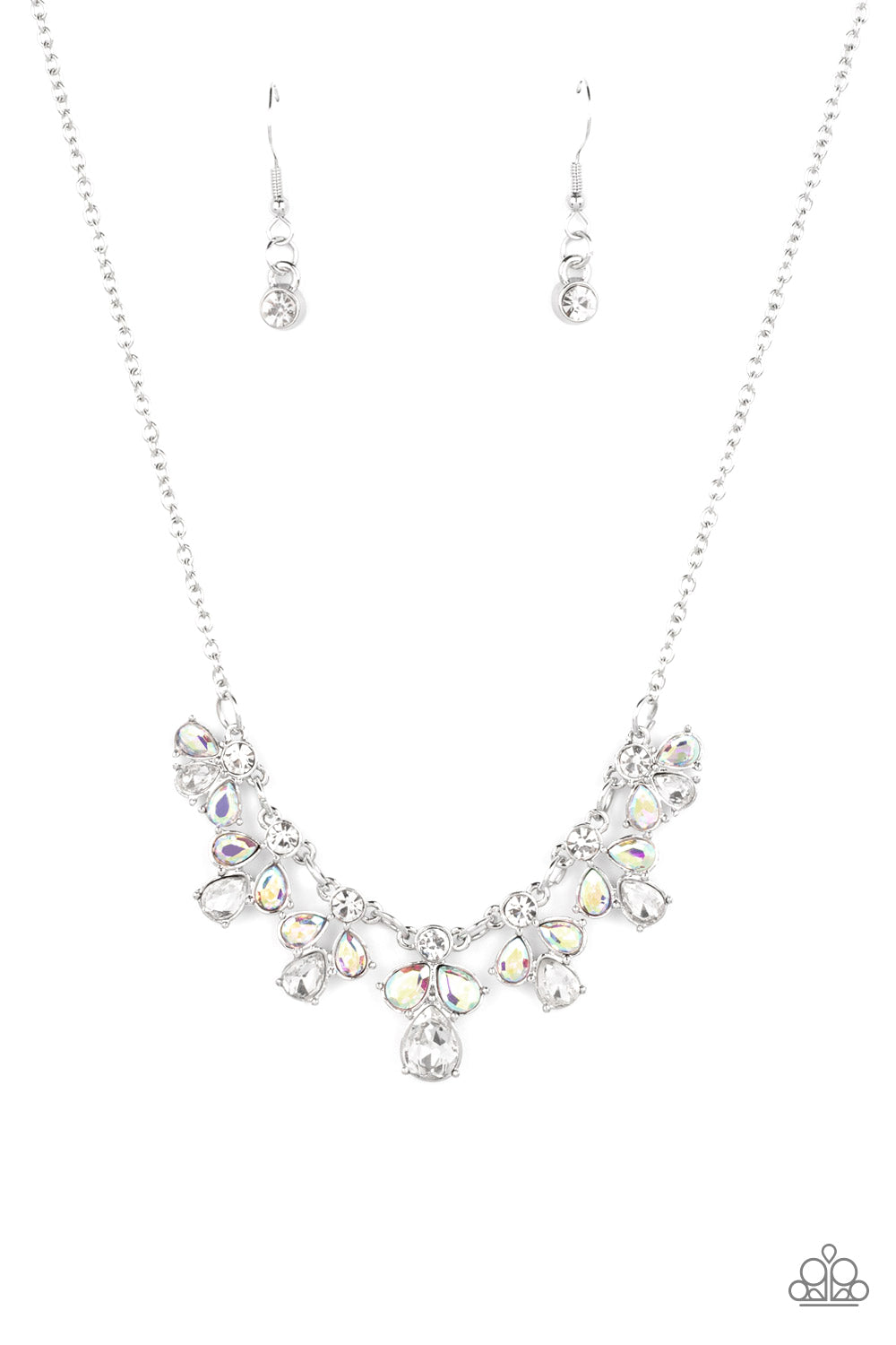 Paparazzi See in a New STARLIGHT - White Necklace - A Finishing Touch Jewelry