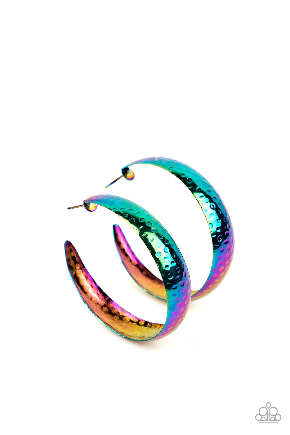 Paparazzi Futuristic Flavor - Multi Earrings - September 2022 Life of the Party-Paparazzi Jewelry Images