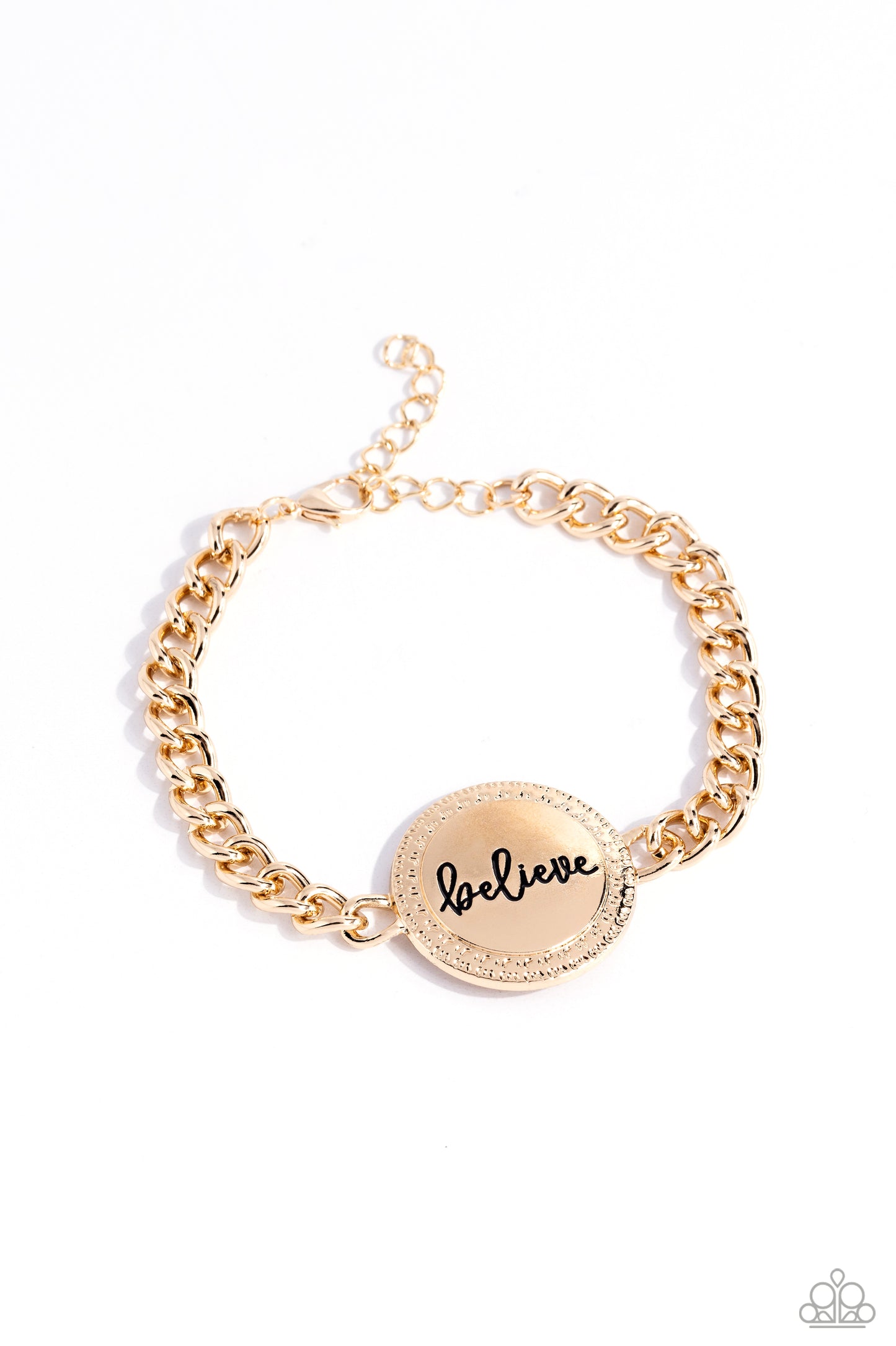 Paparazzi Hope and Faith - Gold Bracelet