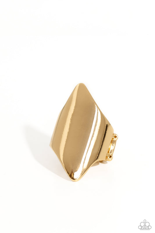 Paparazzi Pointed Palm Desert - Gold Ring