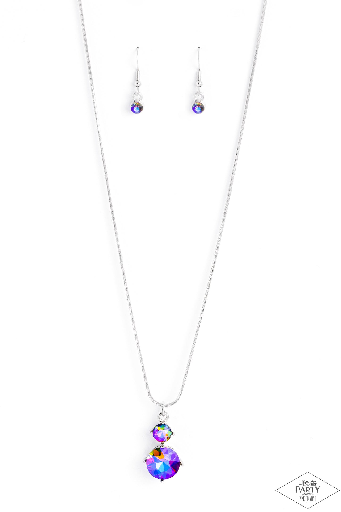 Paparazzi Top Dollar Diva - Blue Multi Necklace