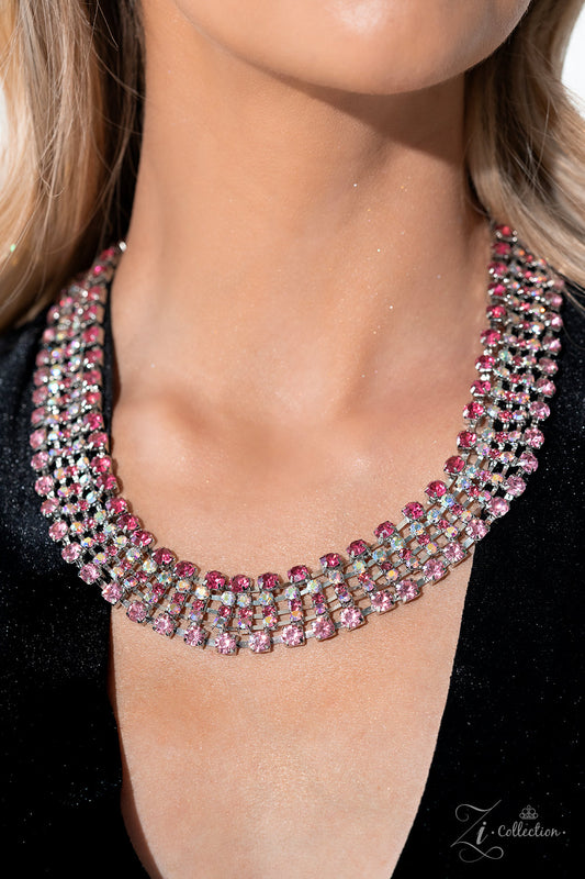 Paparazzi Flirtatious - Pink Necklace - 2024 Zi Collection