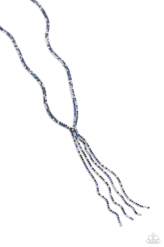 A Finishing Touch Jazz STRANDS - Blue Necklace