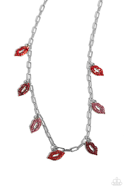 A Finishing Touch KISS the Mark - Red Necklace