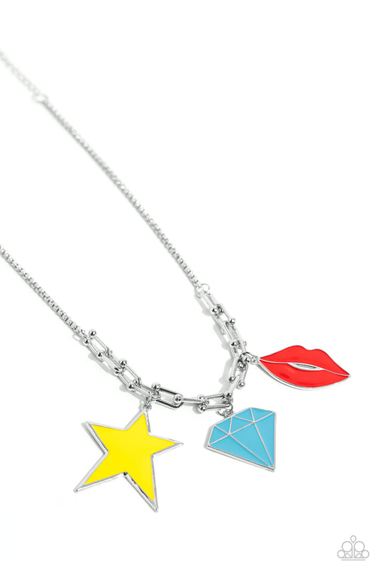 Paparazzi Scouting Shapes - Multi Necklace