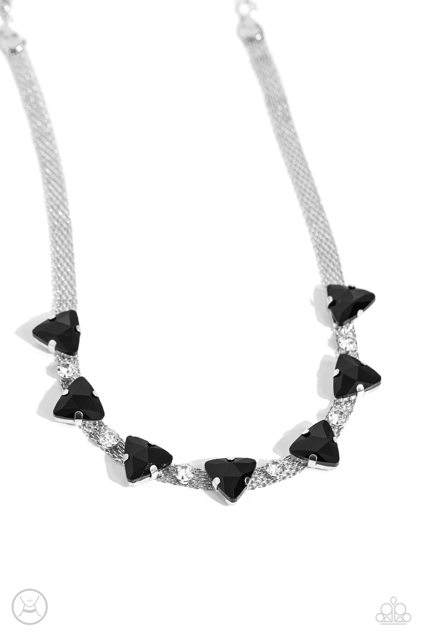 Paparazzi Strands of Sass - Black Necklace
