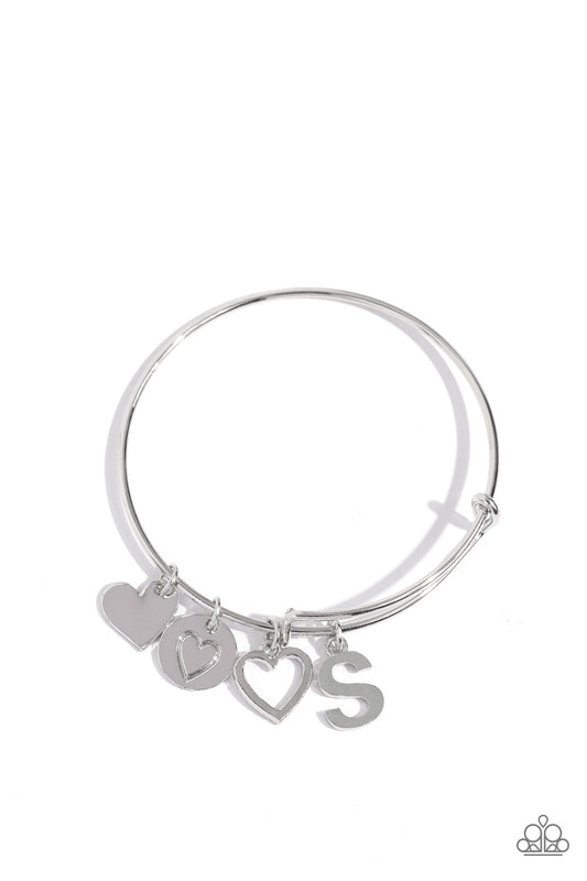 A Finishing Touch Making It INITIAL - Silver - S Bracelet
